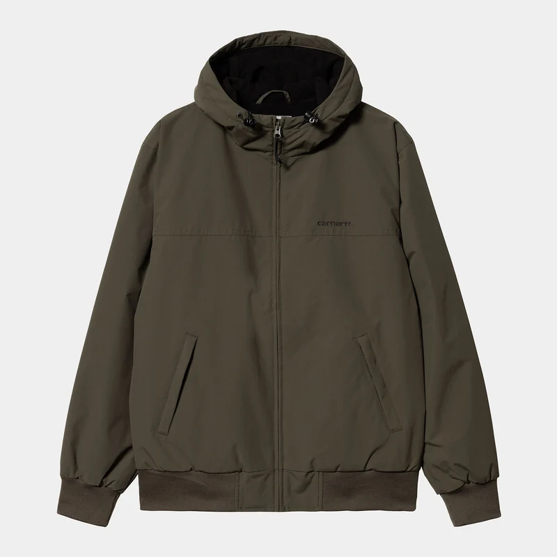 Carhartt WIP Segeljacka med huva för herr - Cypress / Svart