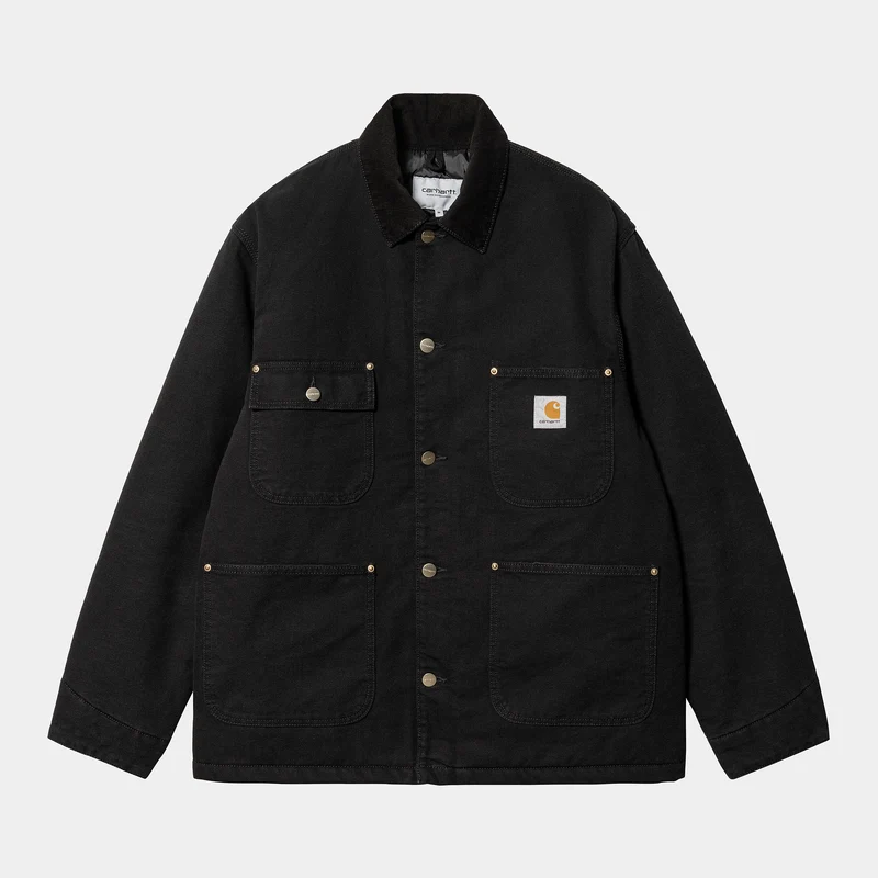 Carhartt WIP Herr OG Chore Aged Canvas Jacka - Svart / Svart