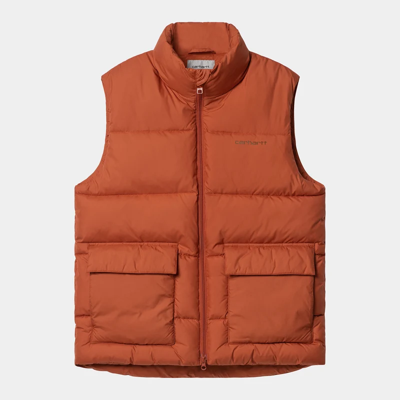 Carhartt WIP Springfield väst för män - tegel / bäver