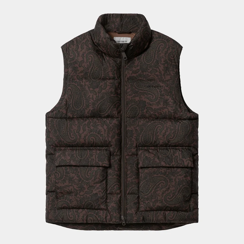 Carhartt WIP Springfield-väst för män - Buckeye Paisley-tryck
