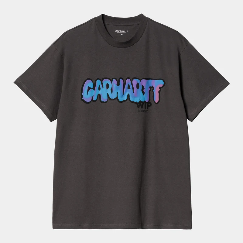 Carhartt WIP Dropp T-shirt för män - Charcoal