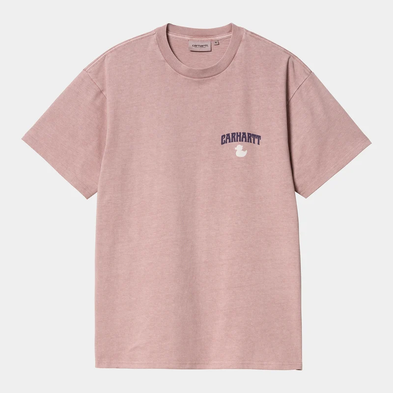 Carhartt WIP Duckin' T-shirt för män - Glasig rosa