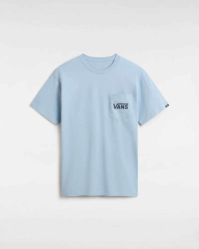 VANS Klassisk T-shirt baktill för män - Blå
