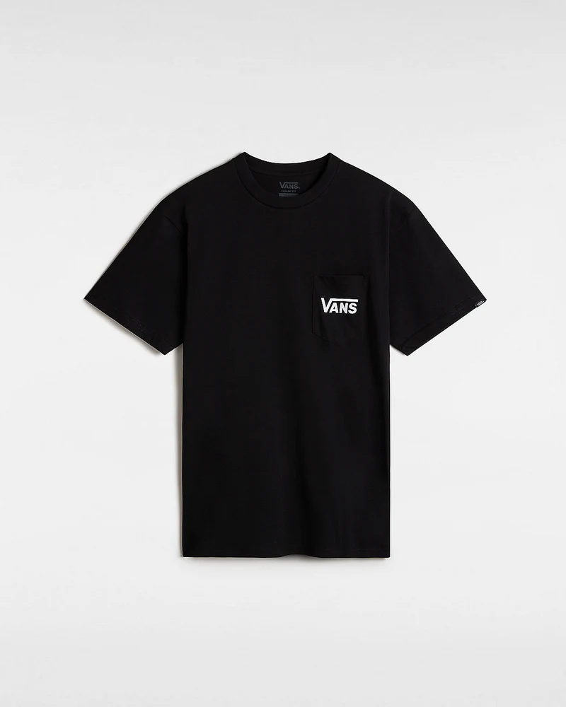 VANS Klassisk T-shirt baktill för män - Svart