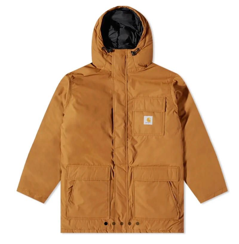Carhartt WIP Siberian Cold Parkajacka för män - Hamilton Brown