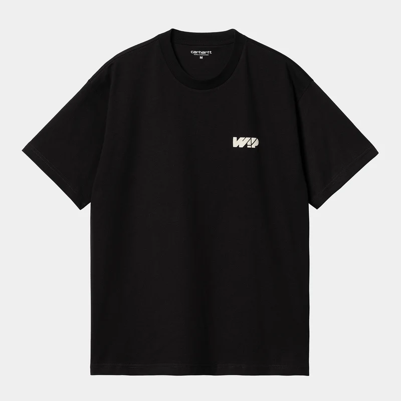 Carhartt WIP Män Montera kortärmad ekologisk T-shirt - Svart / Vax