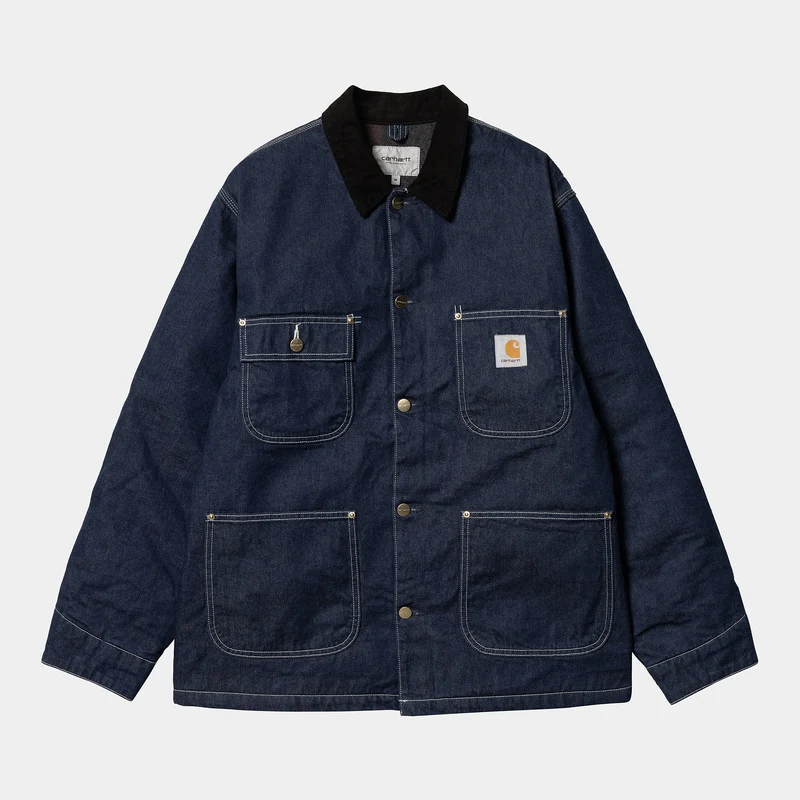 Carhartt WIP Herr OG Chore One Wash Jacka - Blå / Svart