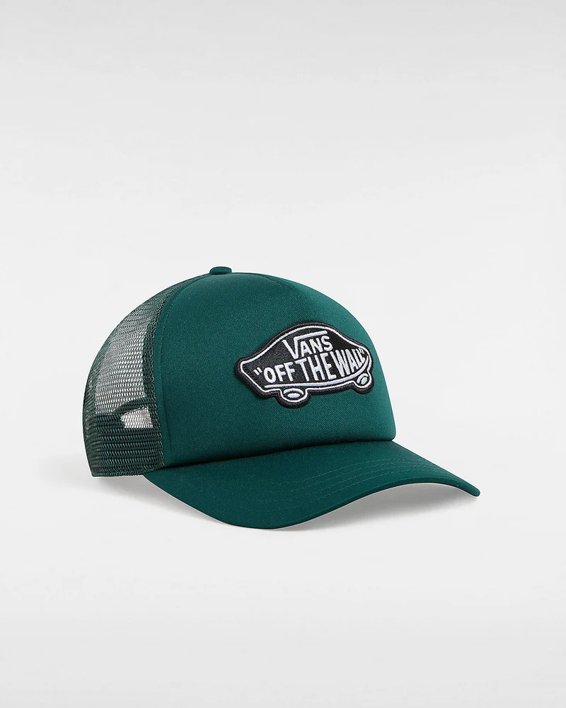 VANS Unisex Classic Patch Curved Bill Trucker Cap - Bistro Green