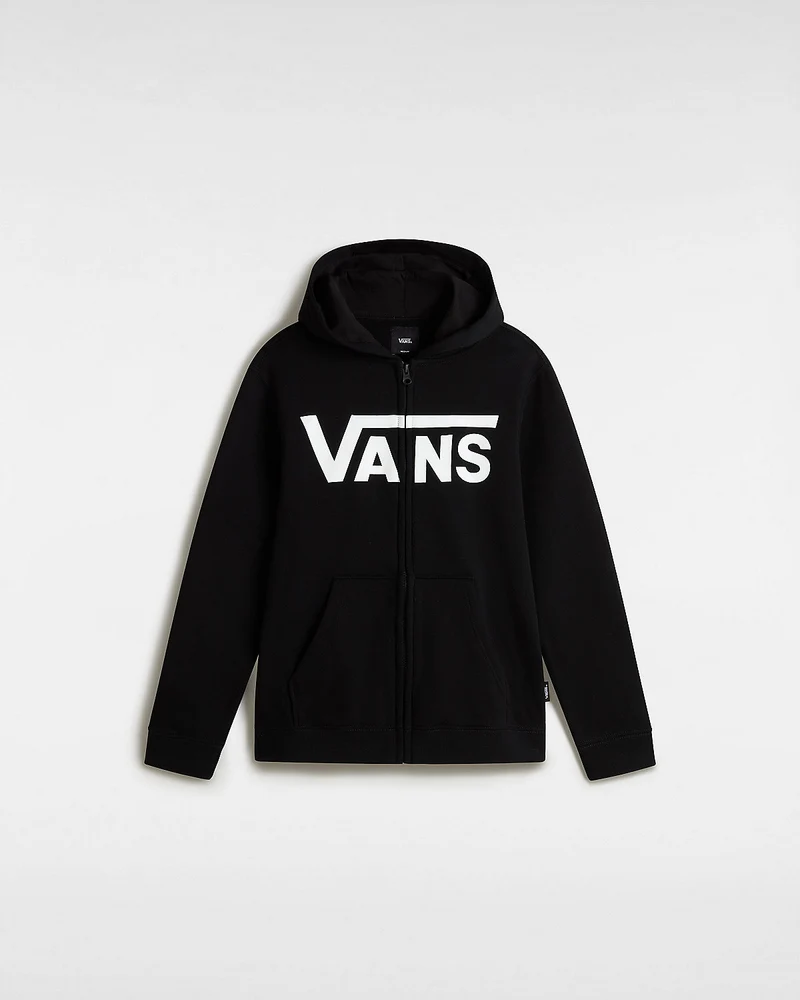 VANS Kids Classic Zip Front Hoodie - Svart
