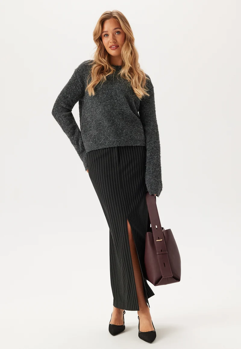 Slit Tailored Skirt