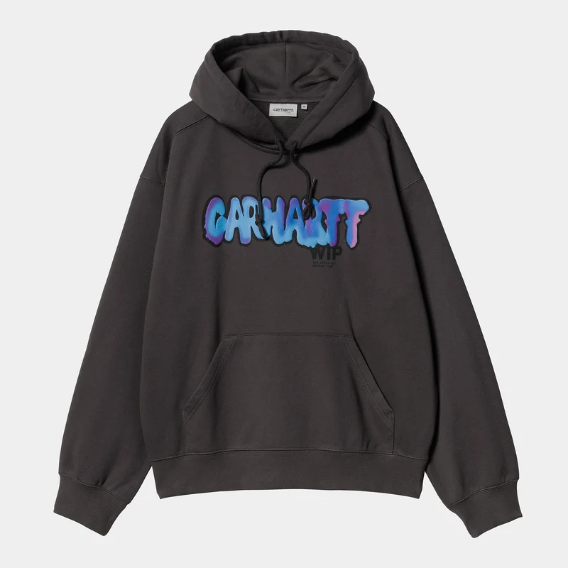 Carhartt WIP Herr Drip Hoodie - Charcoal