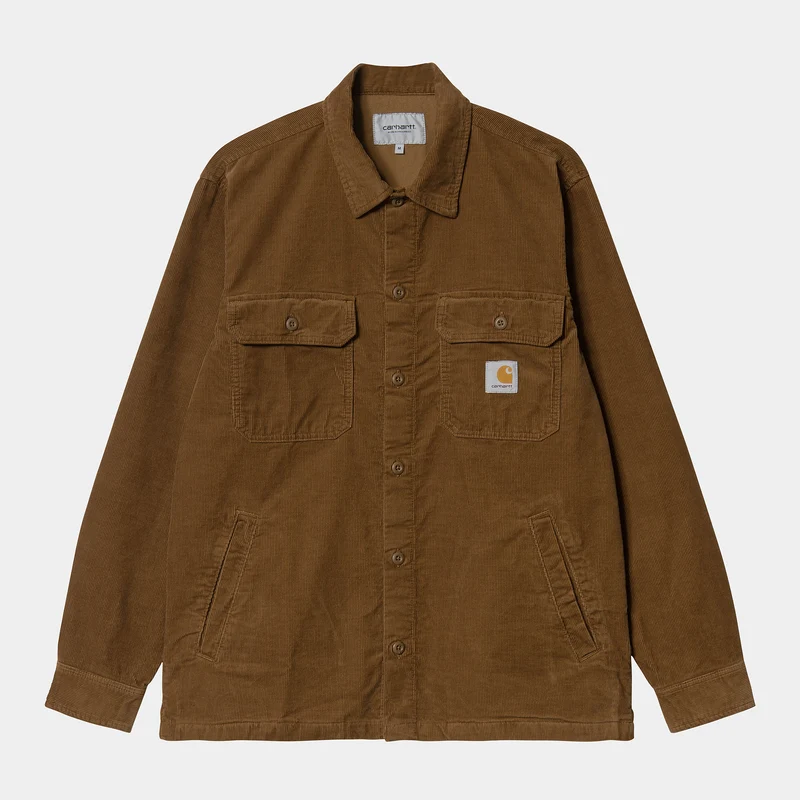 Carhartt WIP Herr Dixon Shirt Jacka - Hamilton Brown Rinsed