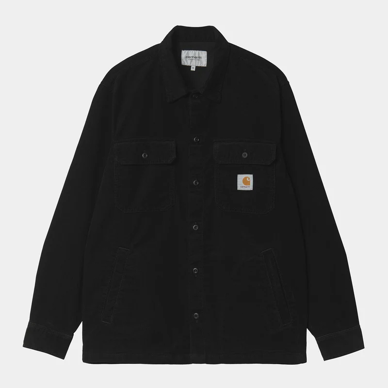 Carhartt WIP Herr Dixon Shirt Jacka - Svart Sköljd