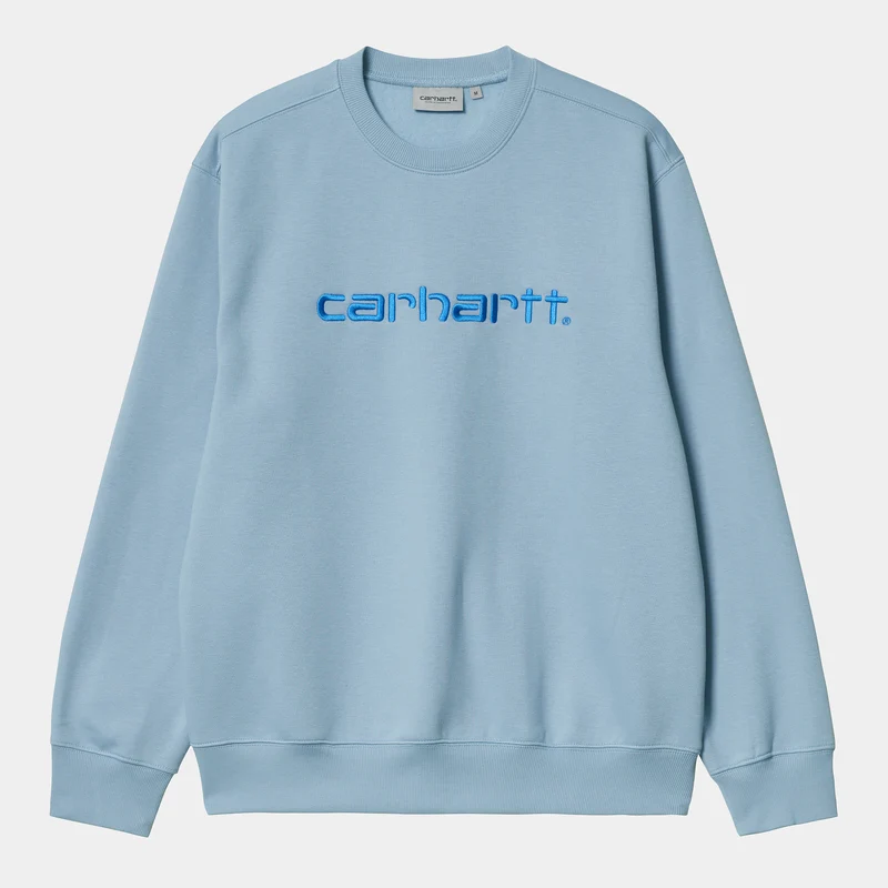 Carhartt WIP Herr Carhartt WIP Sweat Top - Frostad Blå / Gulf