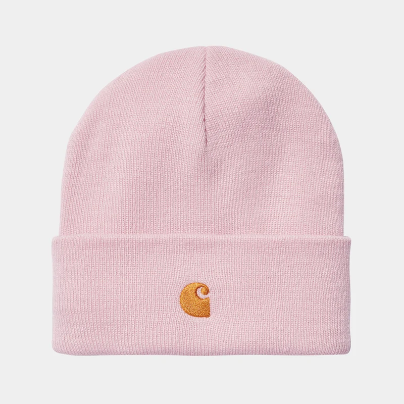 Carhartt WIP Unisex Chase Beanie - blek kvarts / guld