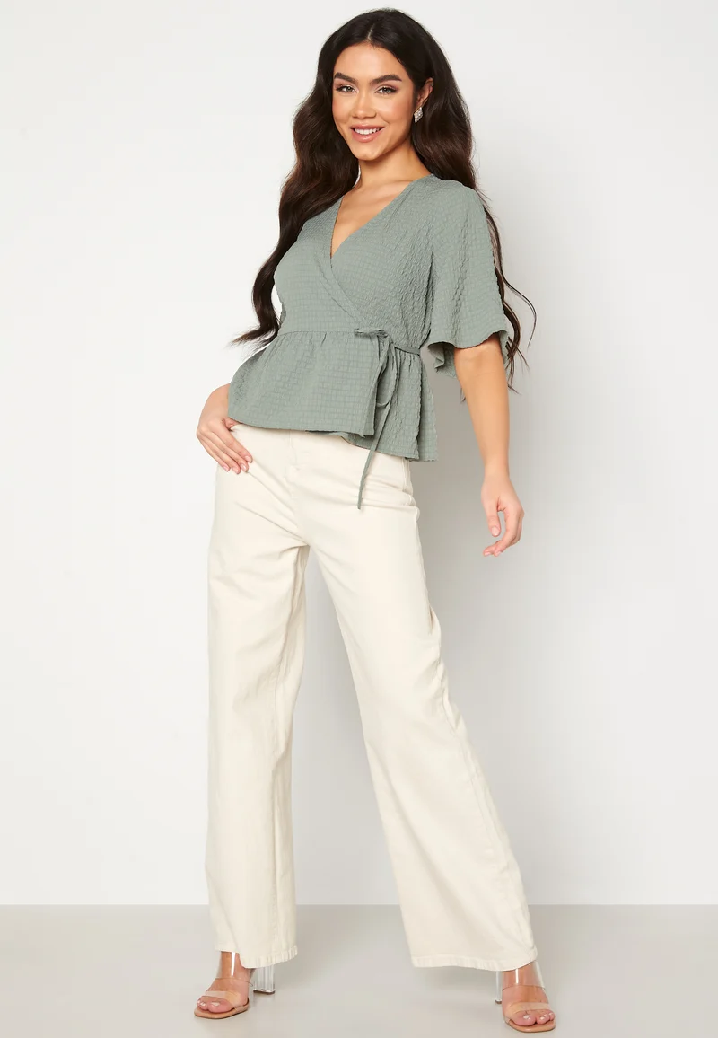Ruth wrap blouse