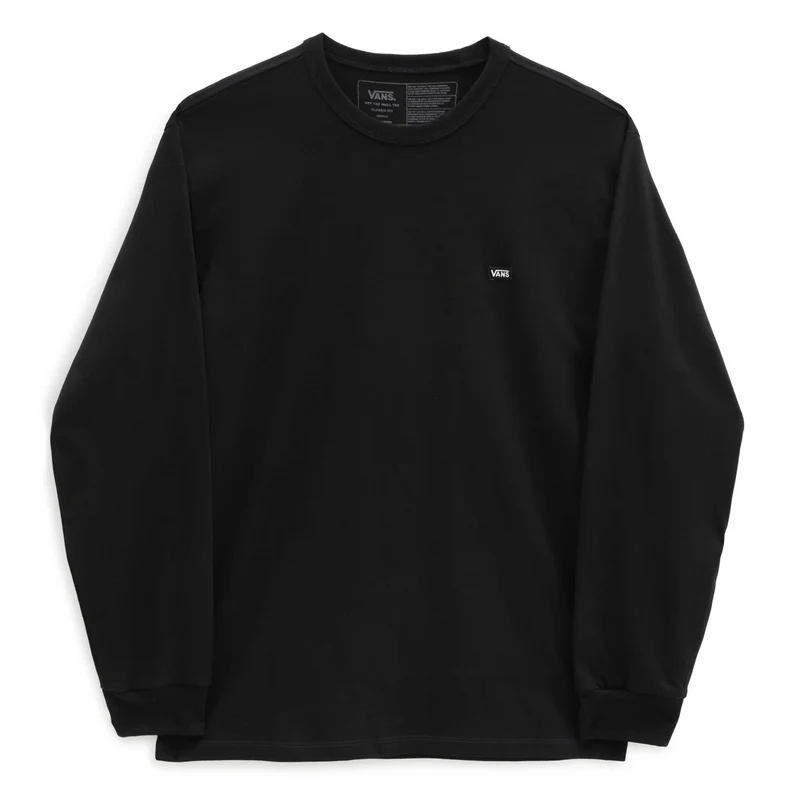 VANS Unisex Off The Wall långärmad T-shirt - Svart