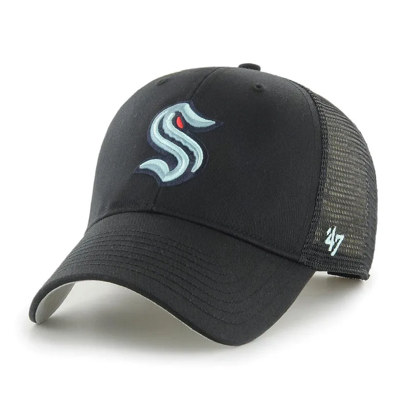 '47 Märke Unisex Seattle Kraken Trucker Cap - Svart