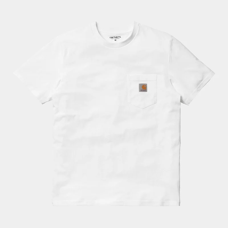 Carhartt WIP Kortärmad fick-T-shirt för män - Vit