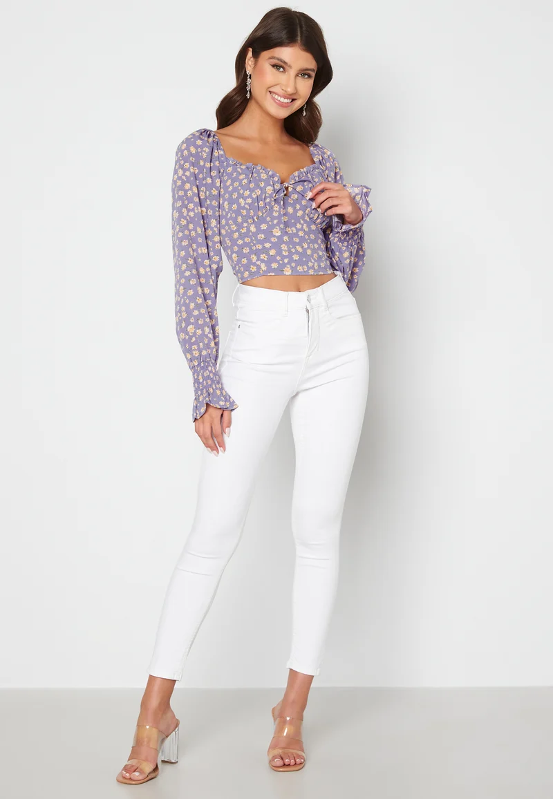 Zandria cropped top