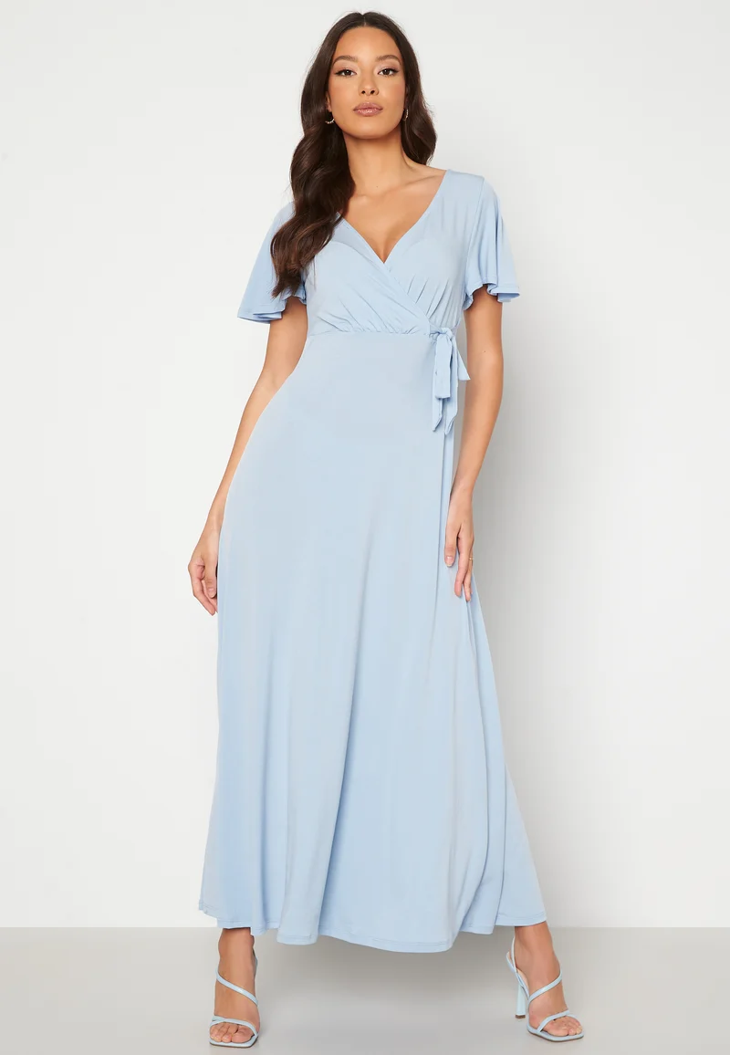 Vallea Tie S/S Ankle Dress