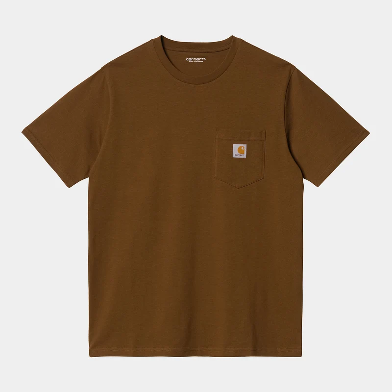 Carhartt WIP Kortärmad fick-T-shirt för män - Tawny
