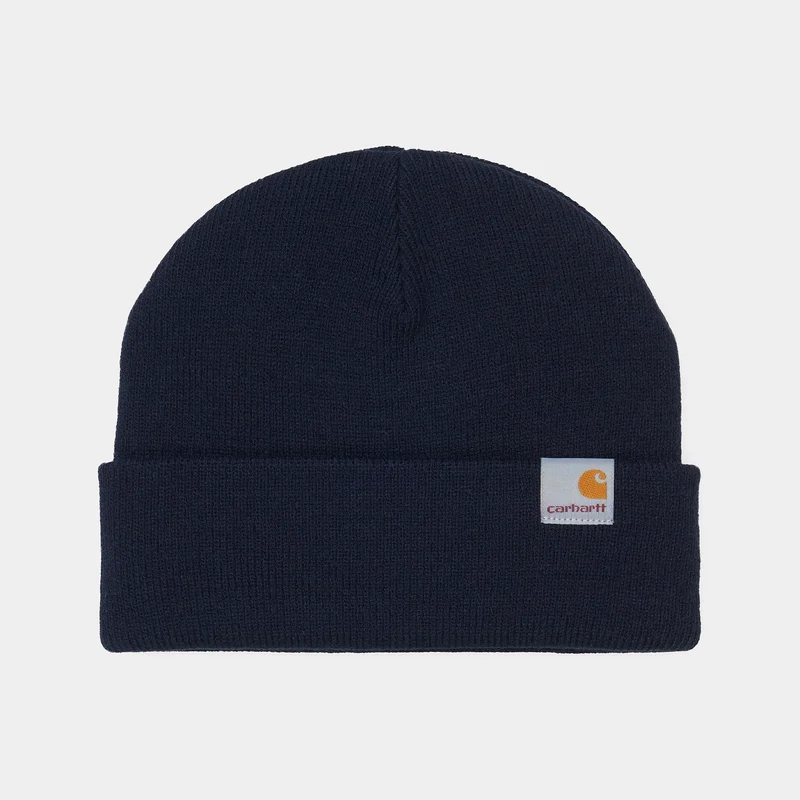 Carhartt WIP Unisex Stratus Low Beanie - Mörk Marinblå