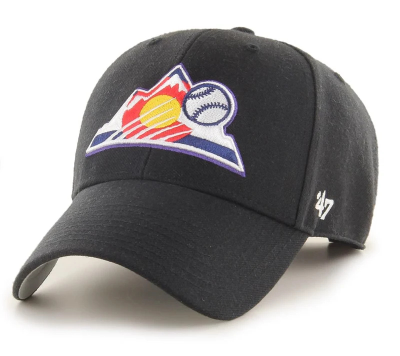 '47 märke unisex Colorado Rockies unisex mössa - svart