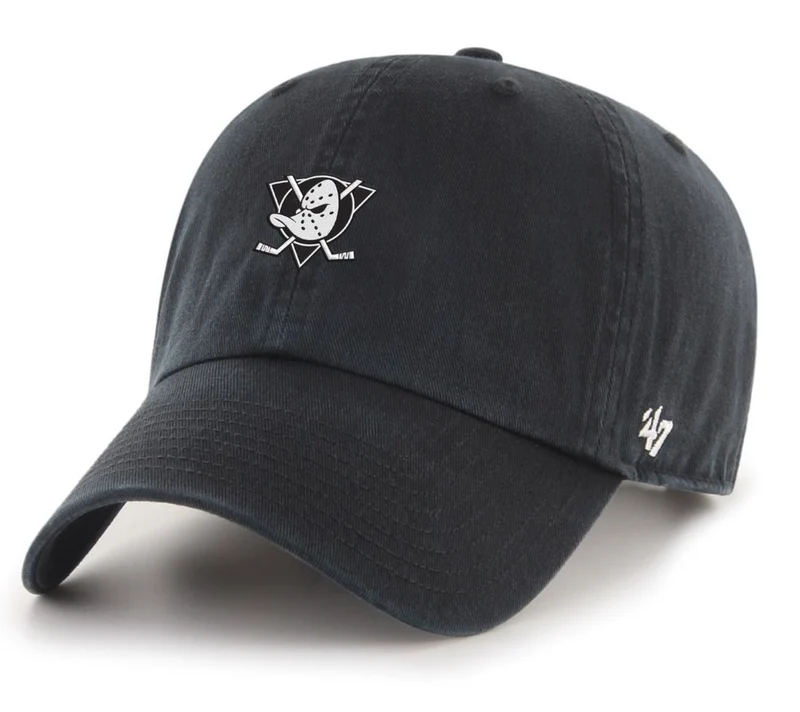'47 Märke Unisex Anaheim Ducks Small Logo Cap - Svart