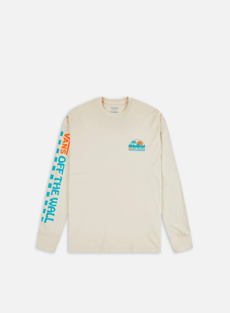 Vans Långärmad grafisk T-shirt för män - Havregryn