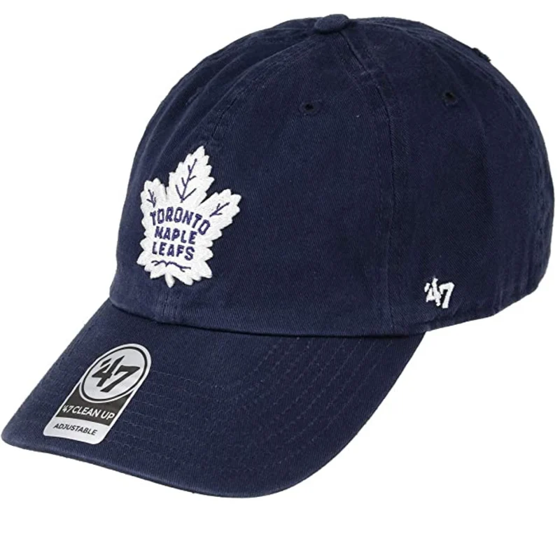 '47 Brand - Toronto Maple Leafs Clean Up Cap - Marinblå