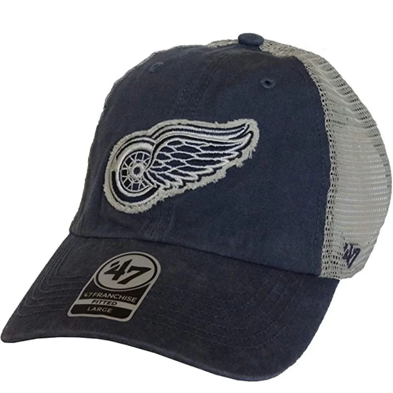 '47 Brand - Retro Detroit Redwings Trucker Hat - Marinblå