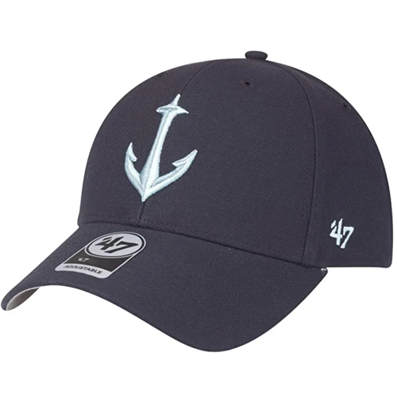'47 Brand - Seattle Krakens Anchor Cap - Marinblå