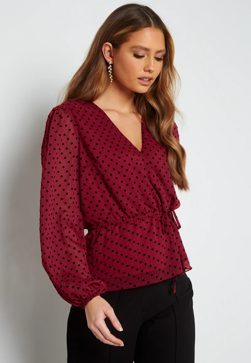 Phebe dot blouse