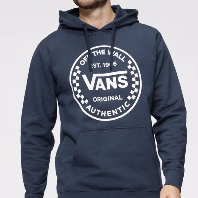 VANS Schackbräde-huvtröja för herr - Marinblå