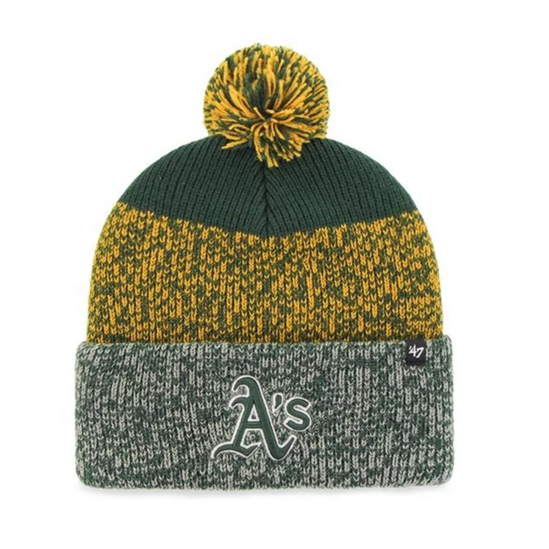 '47 Brand - Oakland A's Beanie - Gul / Grön
