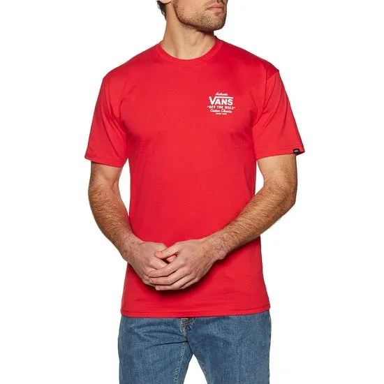 VANS Herr Holden Klassisk T-shirt - Röd