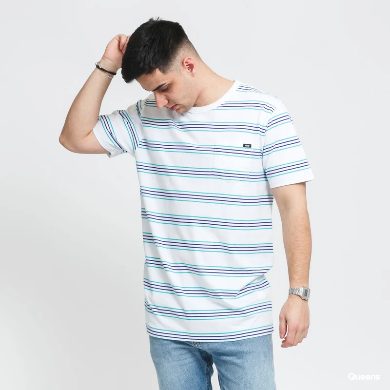 VANS Stripe T-shirt för herr - Vit