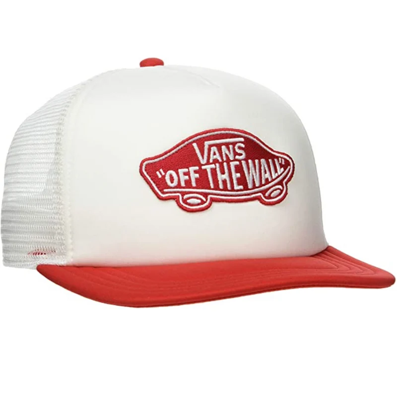 VANS Classic Patch Snapback Cap - Vit / Röd