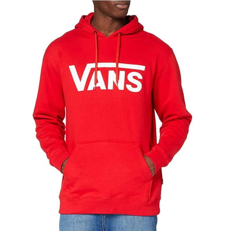 VANS Klassisk grafisk hoodie för herr - Röd