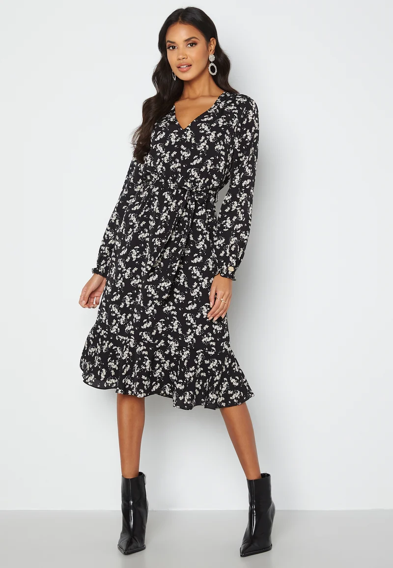 Francesca Flounce Dress