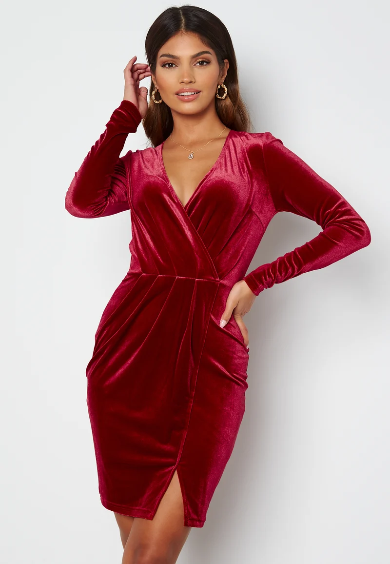 Claria velvet dress