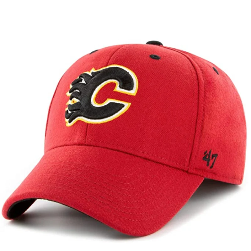 '47 Märke - NHL Calgary Flames - One Size Fits All Röd Keps