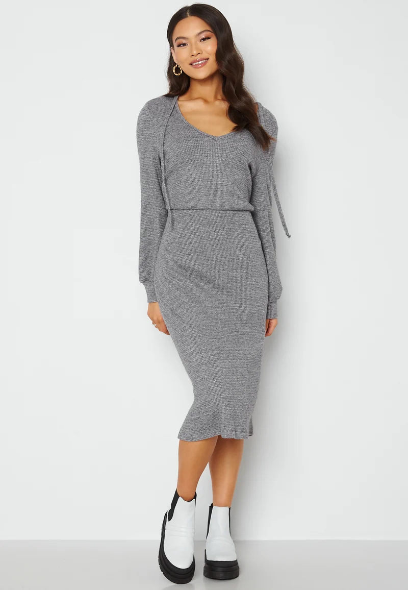 Josey rib midi dress