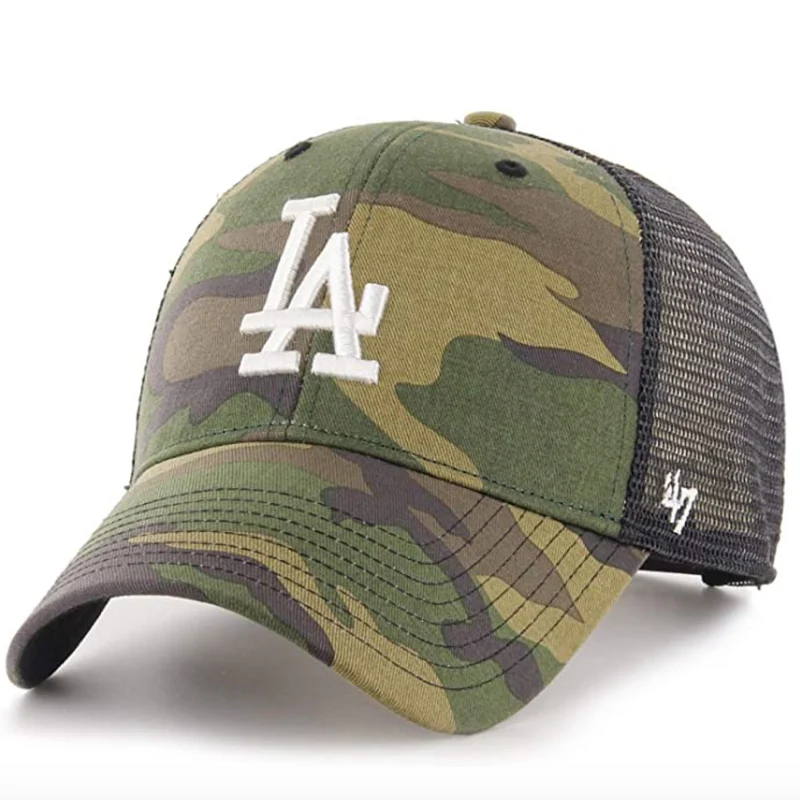 '47 Märke - MLB LA Angeles - Justerbar Camo Trucker Cap
