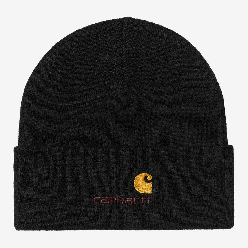 Carhartt WIP Unisex American Script Mössa | Svart