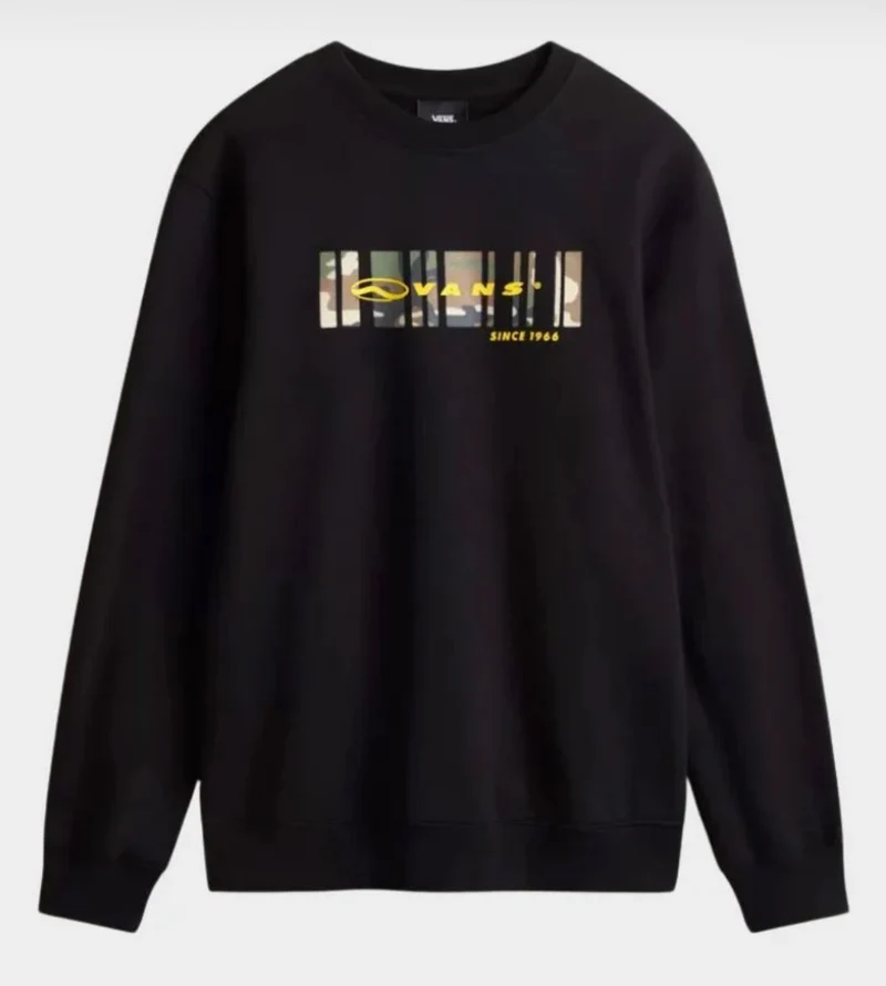 VANS Herr Scanner Rund Halsad Tröja | Svart