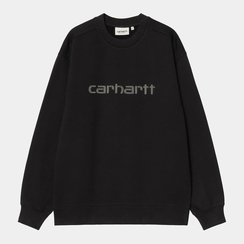 Carhartt WIP Damtopp med nitar och manikyr | Svart