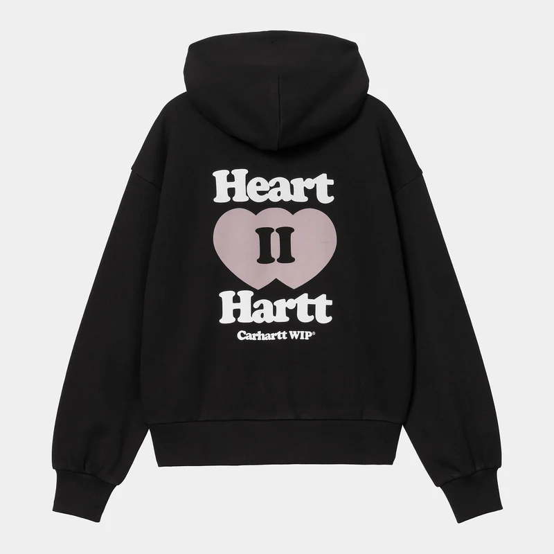 Carhartt WIP Dam Heart II Hartt Hoodie | Svart