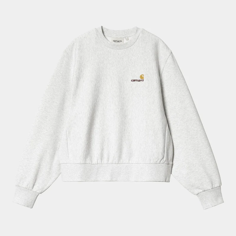 Carhartt WIP Kvinnor American Script Träningstopp | Ash Heather